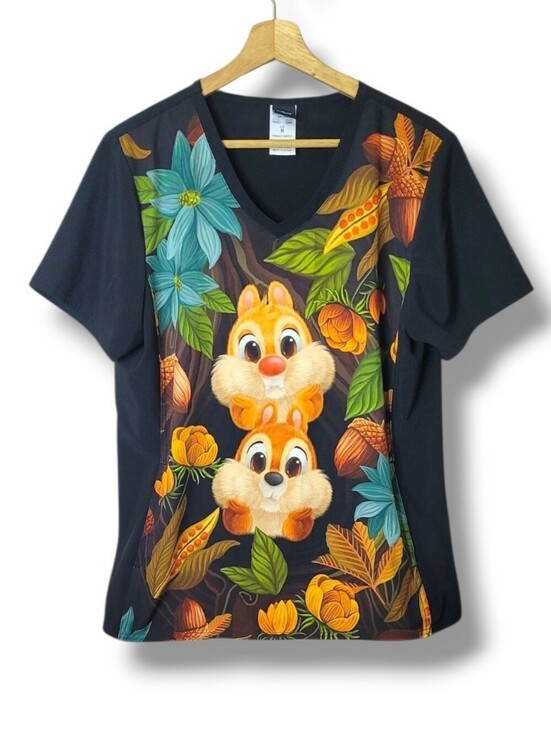 Disney Tops - Disney Chip N Dale Scrub Top
